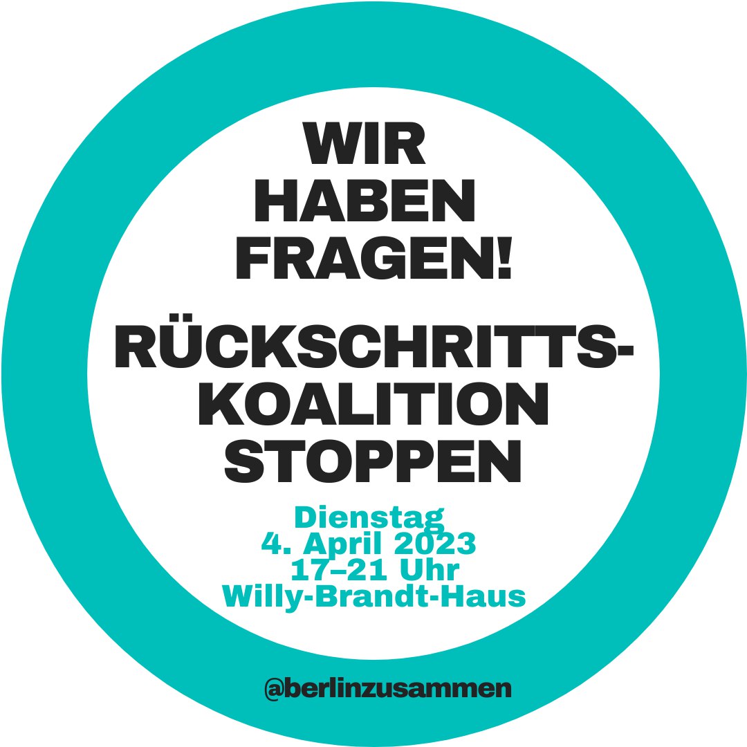 🔥WIR HABEN FRAGEN!🔥 Kundgebung vor SPD-Willy-Brand-Haus am 4. April